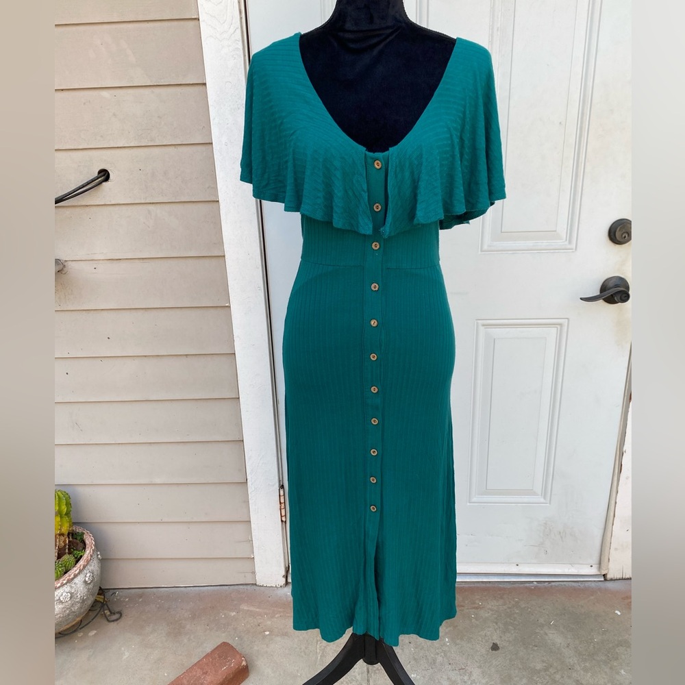 Button-Down Maxi Dress